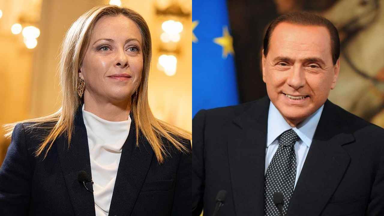 giorgia meloni silvio berlusconi