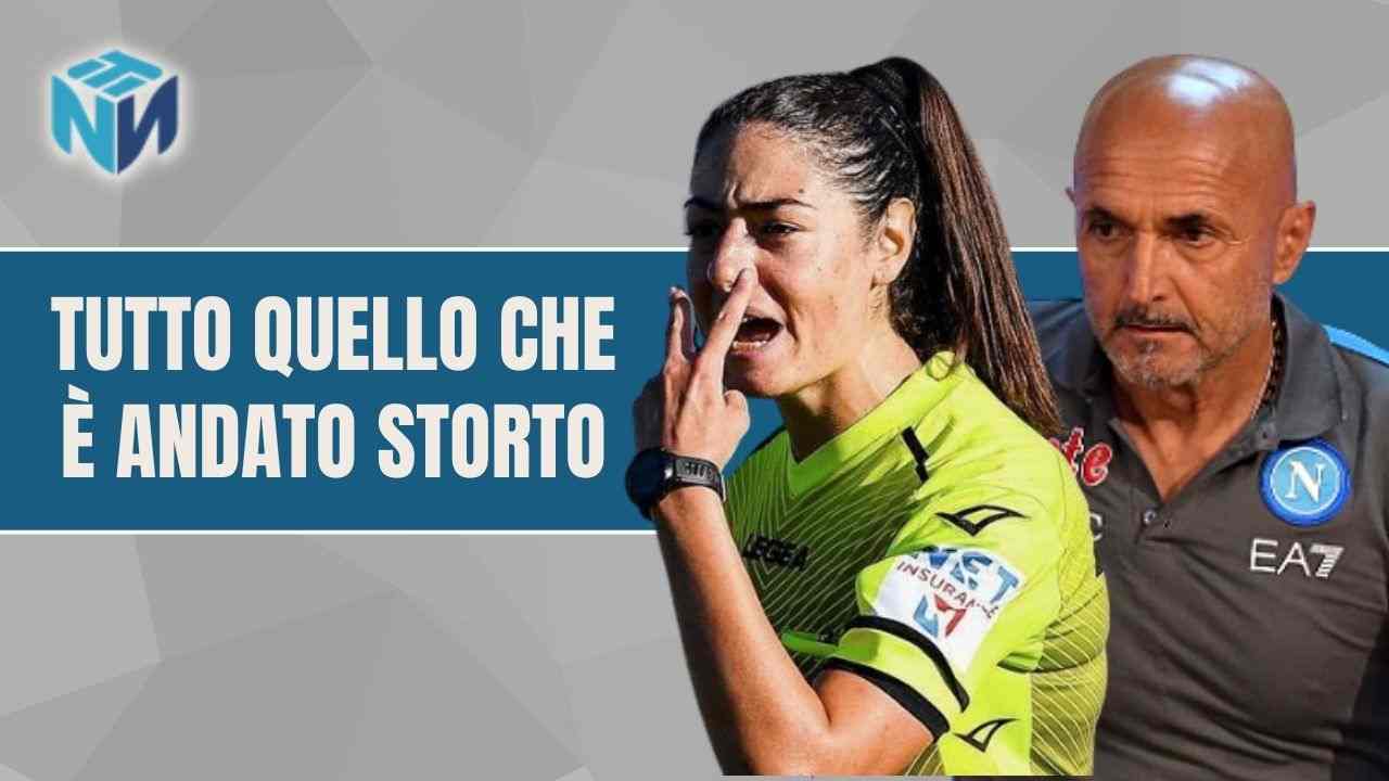 napoli - cremonese arbitro donna