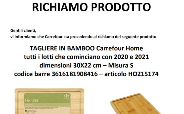 richiamo tagliere carrefour